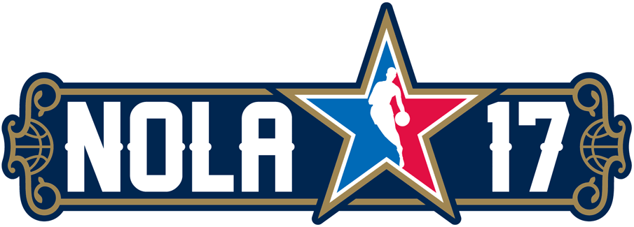 NBA All-Star Game 2017 Wordmark Logo iron on transfers for T-shirts